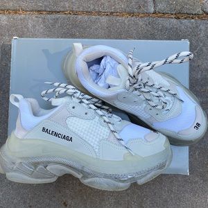 Balenciaga Triple S Clear Sole Sneakers
